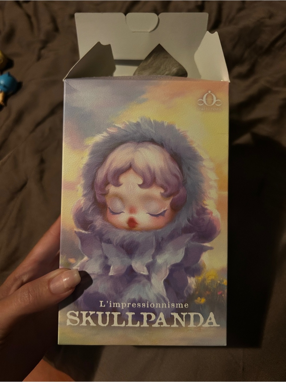 Skullpanda L'Impressionnisme Decorative Box Art - Lavender